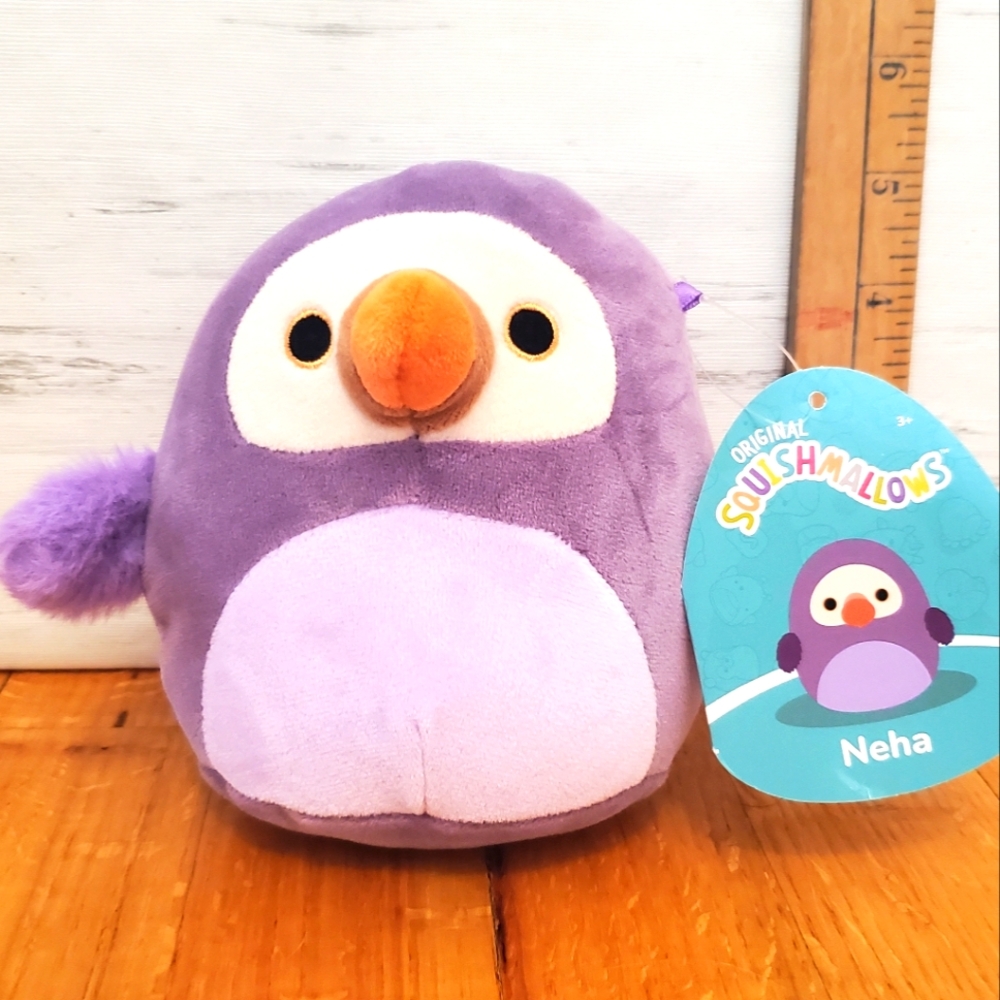 Squishmallow Neha The Purple Dodo Bird! 5" Tall & NWT!